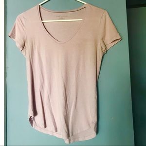 Ann Taylor XS round hem short-sleeved tee